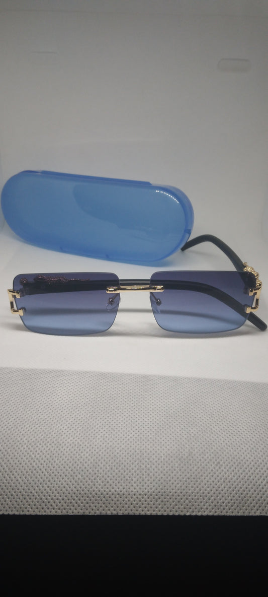 Black frame Grey-Blue lens